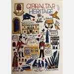 Gibraltar Heritage Greeting Card by Julia Gash 